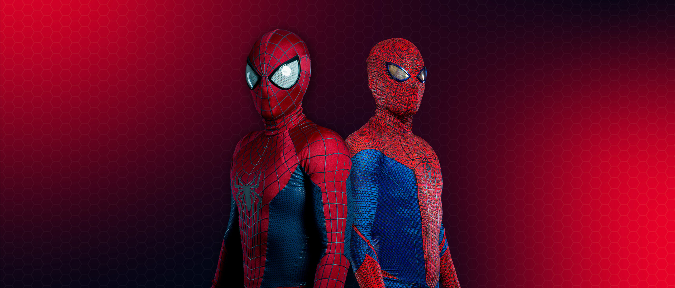 Two Suit Up! suits side by side